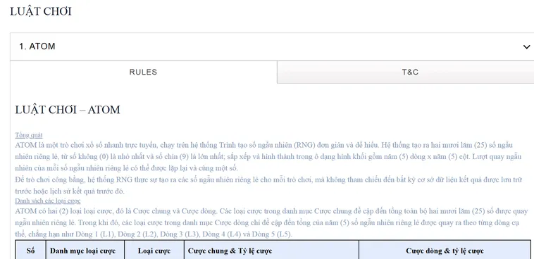 Quay Số Atom Tại RikBet Trải Nghiệm Công Nghệ Quay Số Thần Tốc Đẳng Cấp