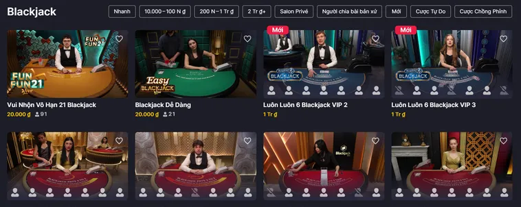 Blackjack Live Tại RikBet Trải Nghiệm Sòng Bài Đẳng Cấp Thượng Lưu Mới