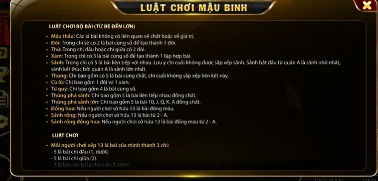 Mậu Binh Tại RikBet Trải Nghiệm Đỉnh Cao Cho Những Cao Thủ Bài Trí Tuệ