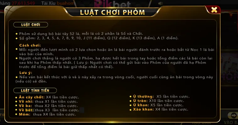 Phỏm Tại RikBet Trải Nghiệm Bài Bạc Đỉnh Cao Nhất Hiện Nay